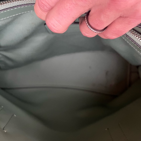 COACH Avenue Carryall in Dark Turquoise with Snake Skin Trim #91101 - Picture 9 of 12